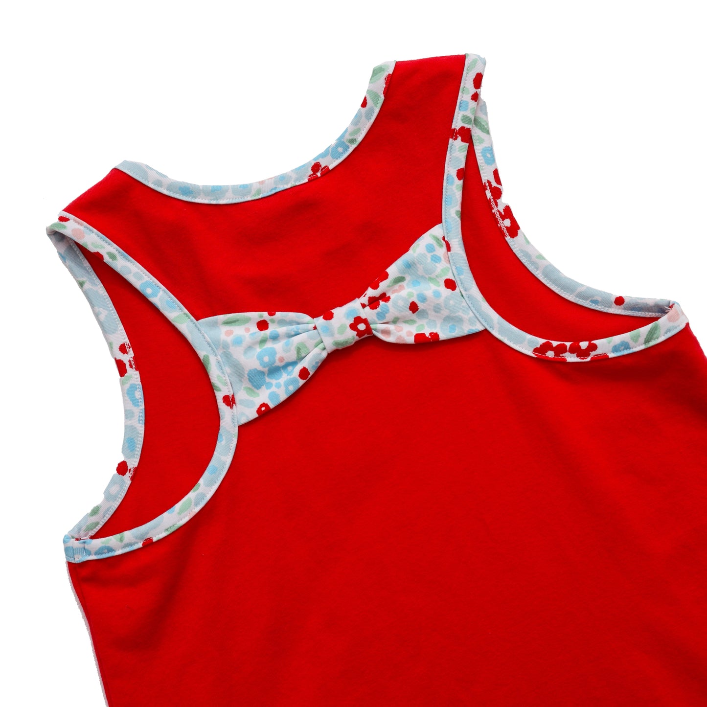 Freedom flutter floral bow back short set