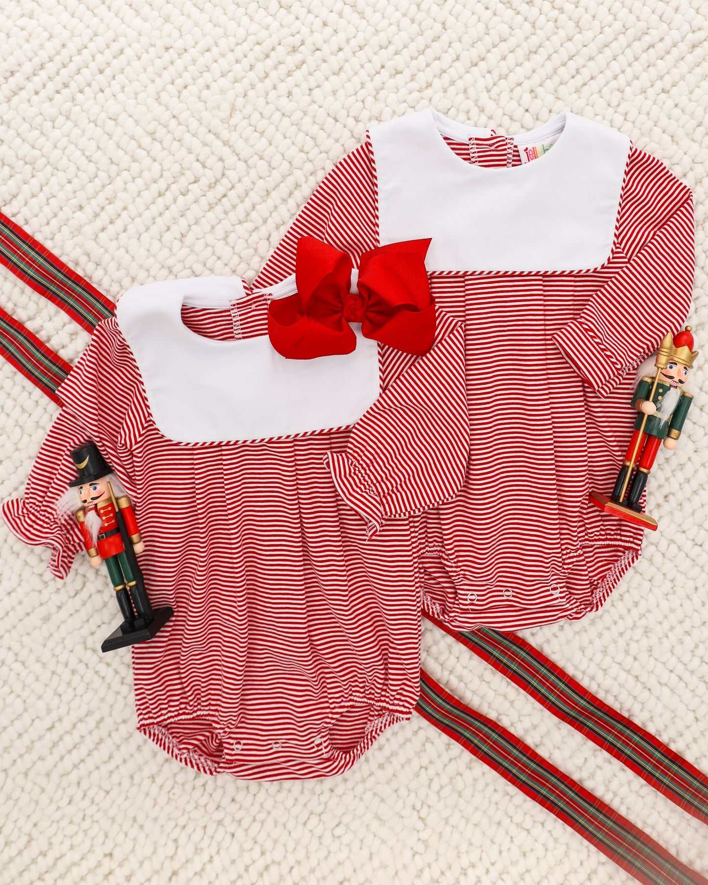 Jane Bubble Red Stripe