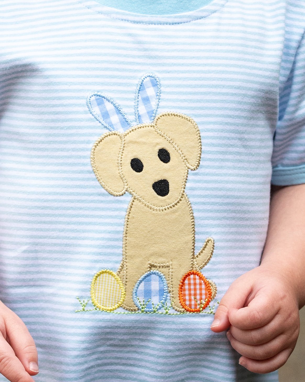 Easter Dog Romper Blue - Tea and Cotton IncTea and Cotton Inc