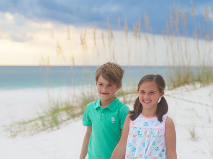 Fish Frenzy Girls Short Set