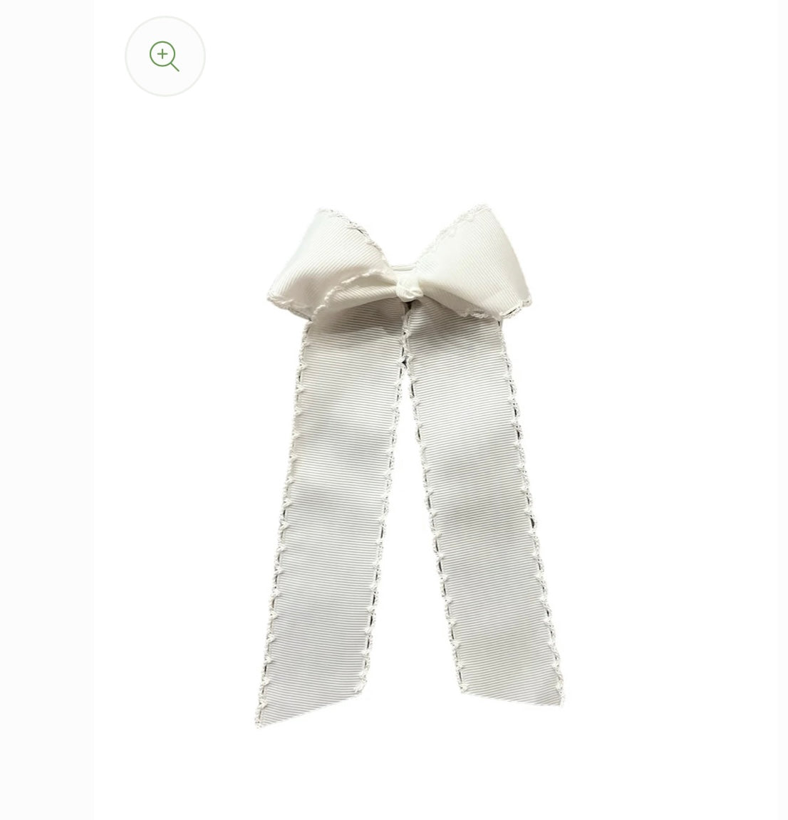 Gross grain Moon stitch Hair bow