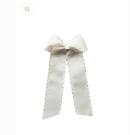 Gross grain Moon stitch Hair bow