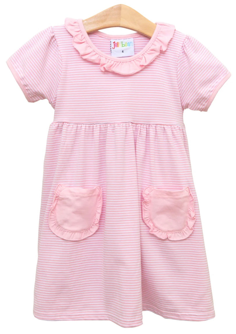 Eleanor Light Pink Dress PICK YOUR DESIGN CHEST CENTERED