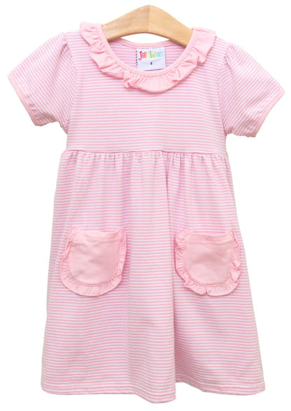 Eleanor Light Pink Dress PICK YOUR DESIGN CHEST CENTERED