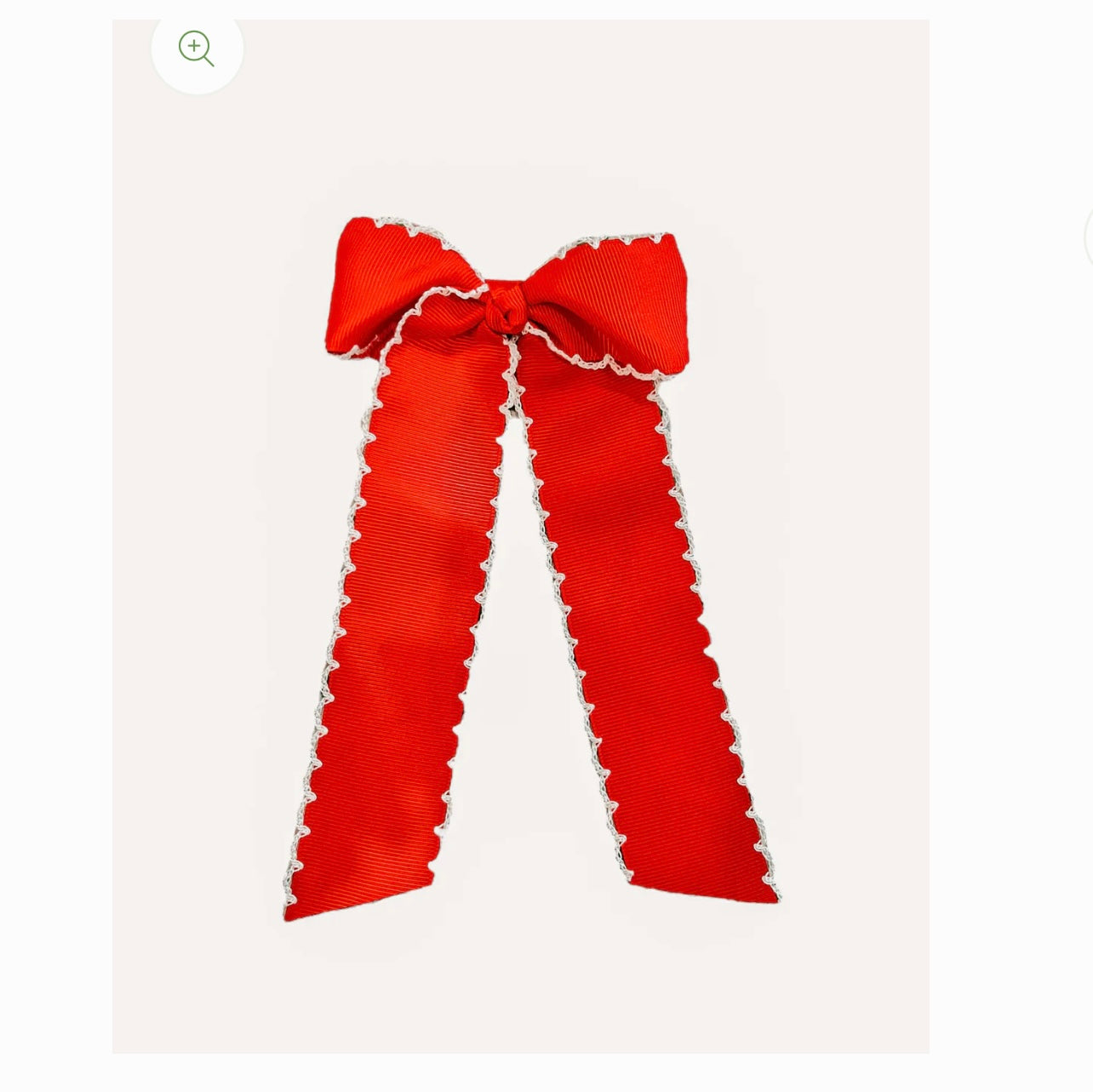 Gross grain Moon stitch Hair bow