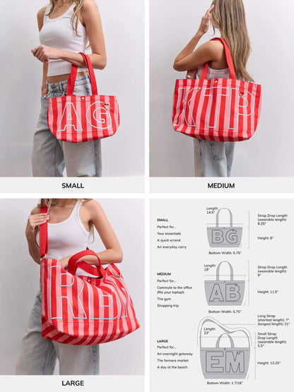 BEST SELLING Classic Initial Bag Size SMALL