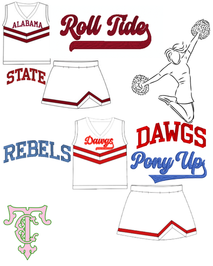 Old School Varsity Cheer Uniform