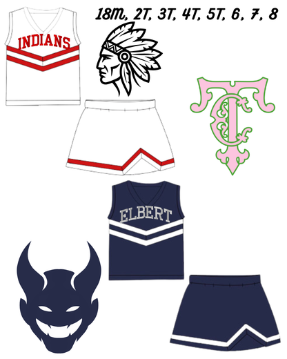Old School Varsity Cheer Uniform