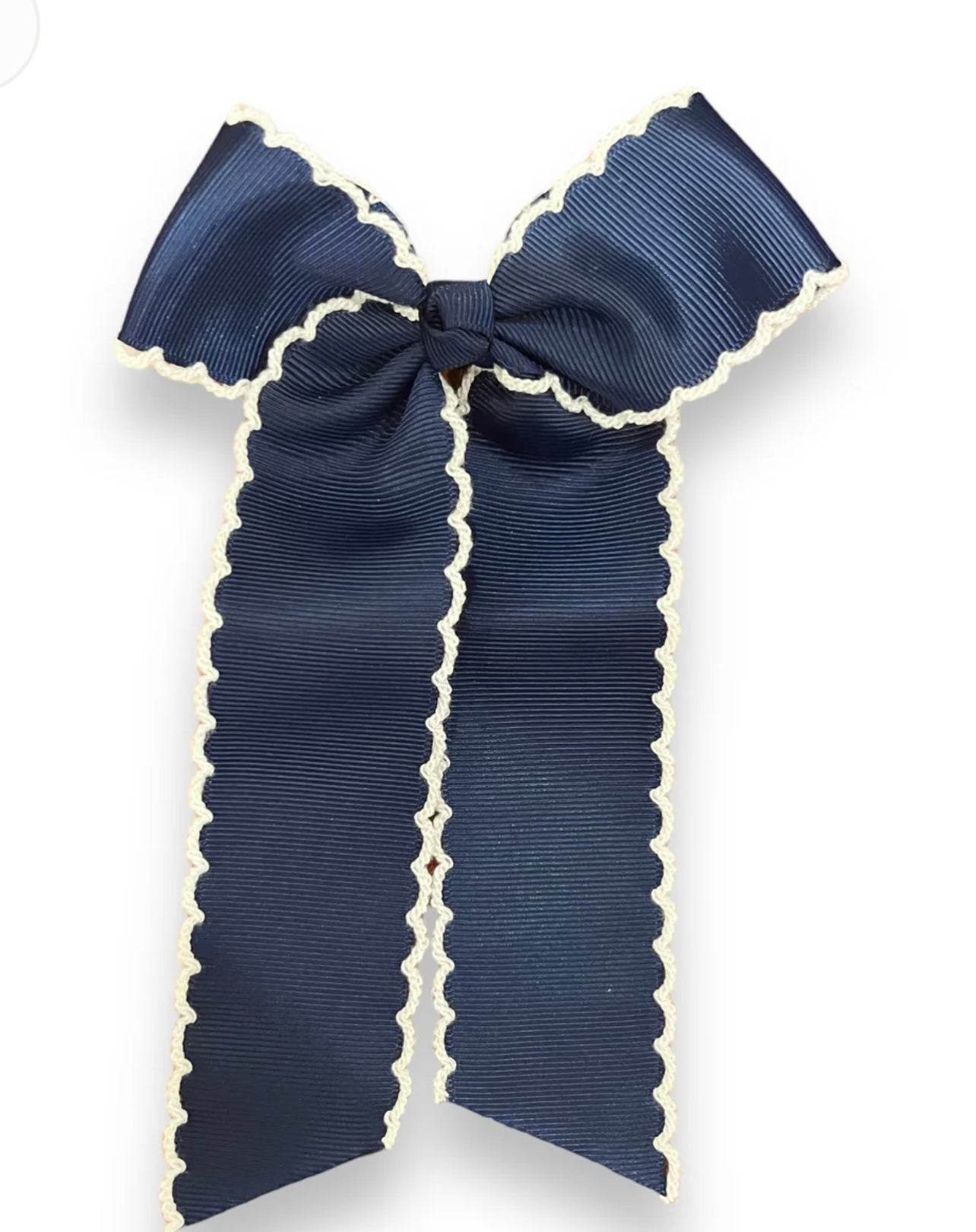 Gross grain Moon stitch Hair bow