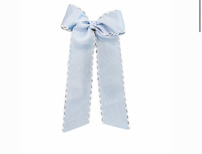 Gross grain Moon stitch Hair bow