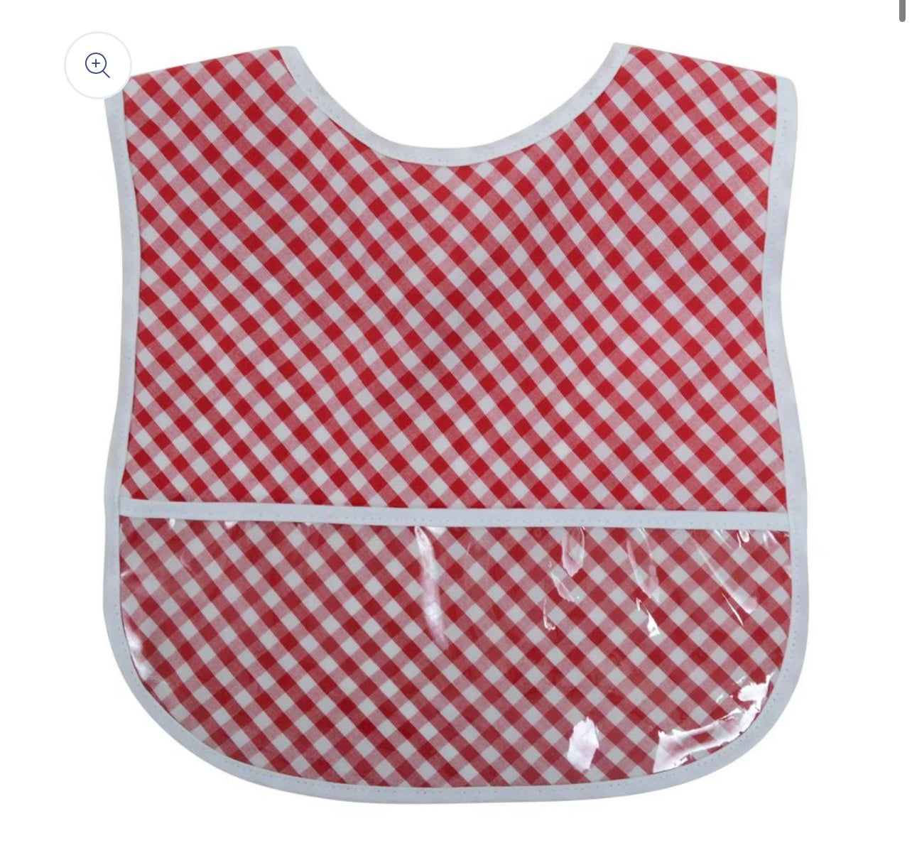3 Martha’s Wipeable washable laminated Bib