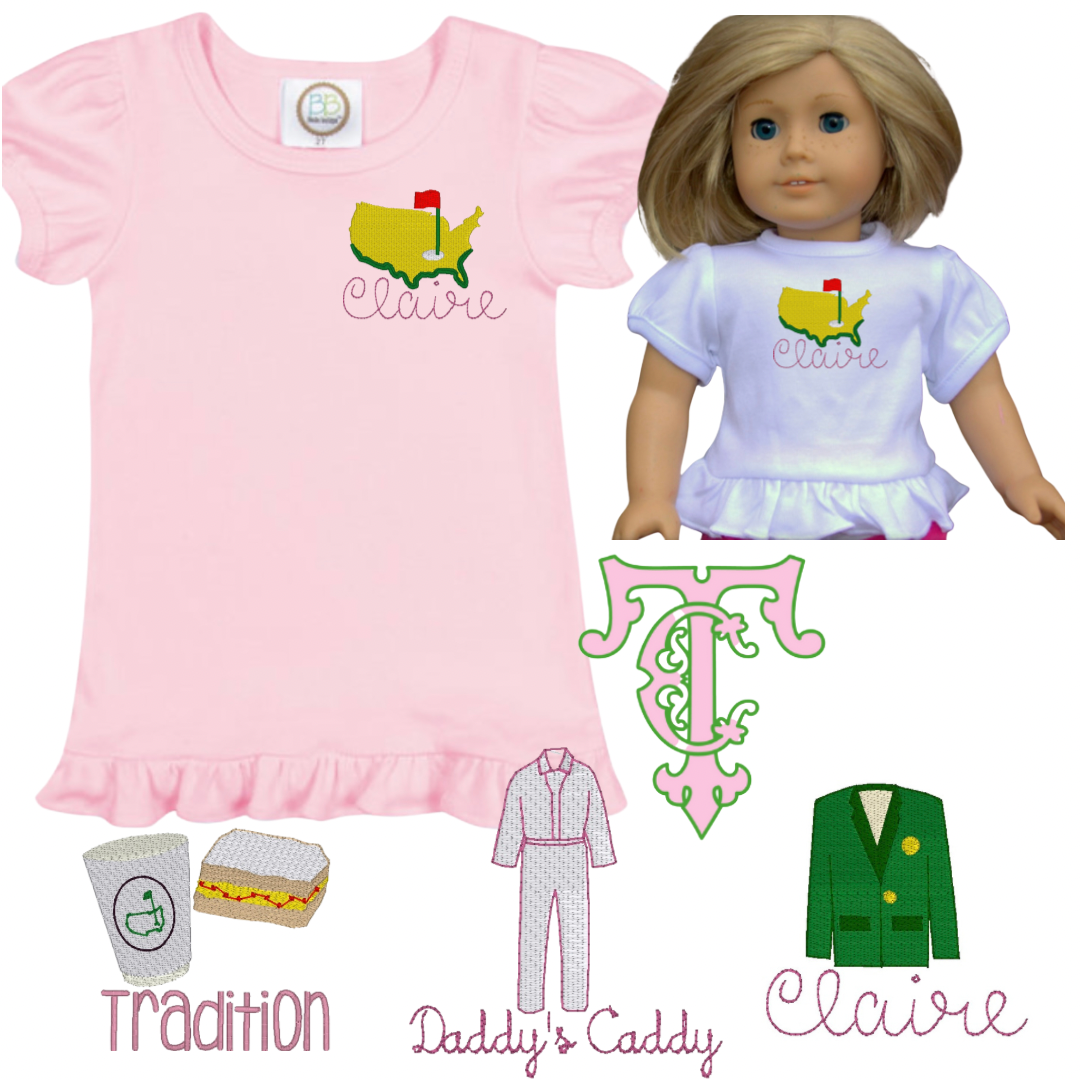 Masters Pale Yellow Ruffled Tee Girls