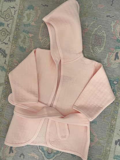 New Plush Luxury Pearl Pink Robe INFANT AND TODDLER