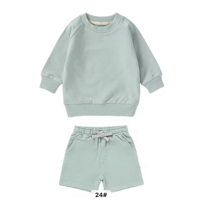 Two Piece Pullover Spring Short Set Girl/Boy
