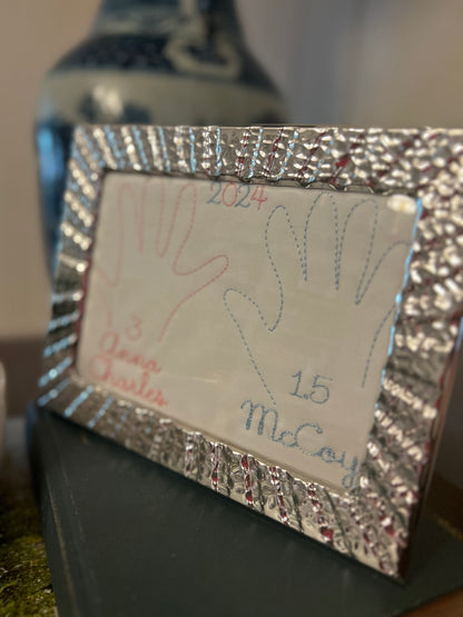 Digitized Hand Prints or Signatures