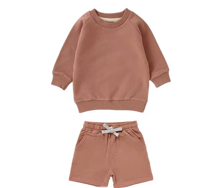 Two Piece Pullover Spring Short Set Girl/Boy
