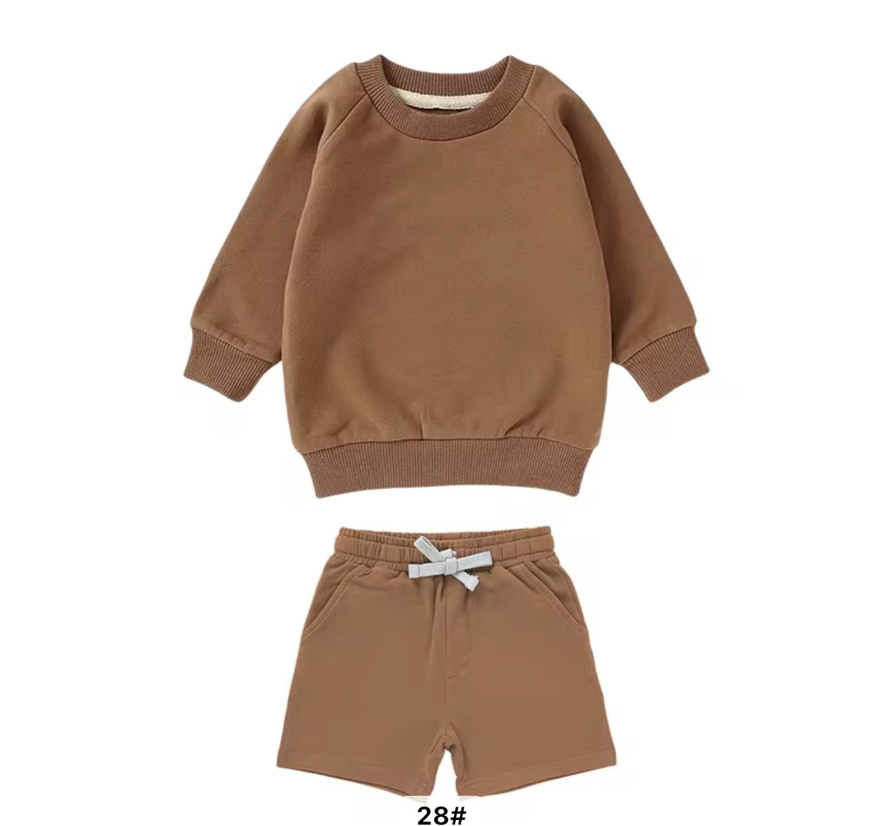 Two Piece Pullover Spring Short Set Girl/Boy