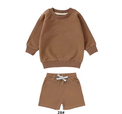 Two Piece Pullover Spring Short Set Girl/Boy