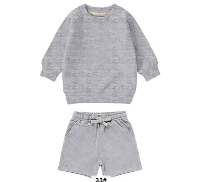 Two Piece Pullover Spring Short Set Girl/Boy