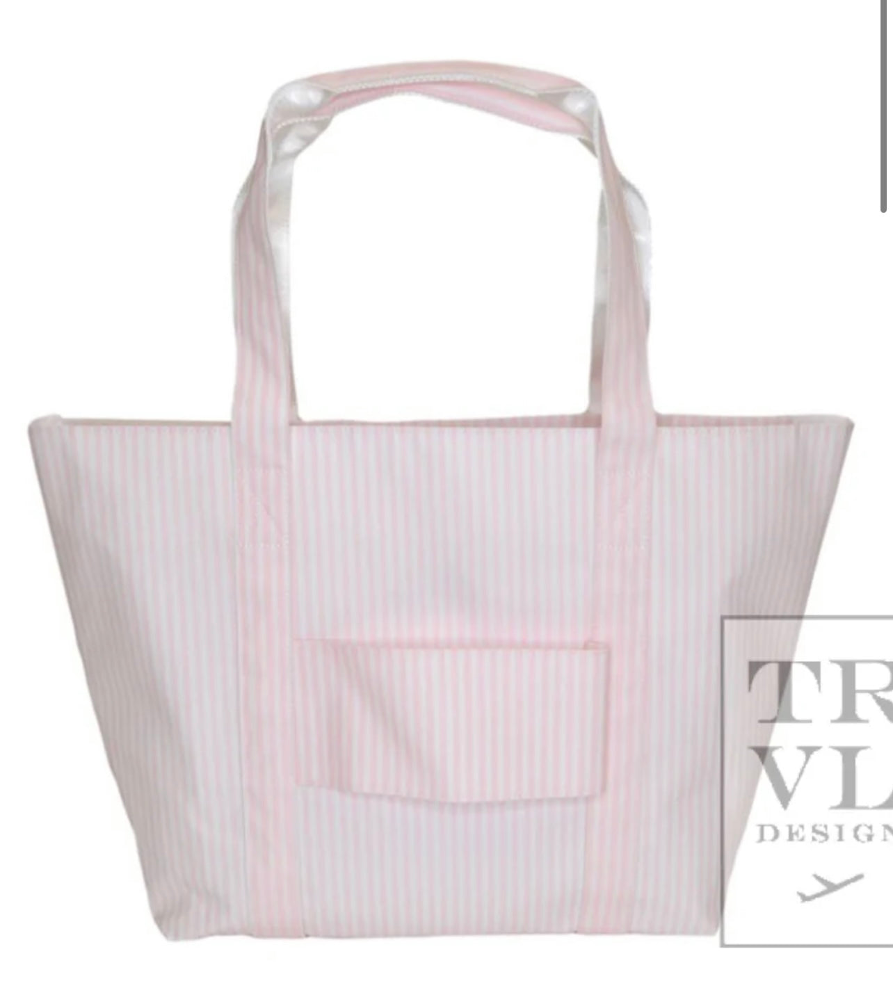 TRVL XL JUMBO TOTE with luggage slide on suitcase