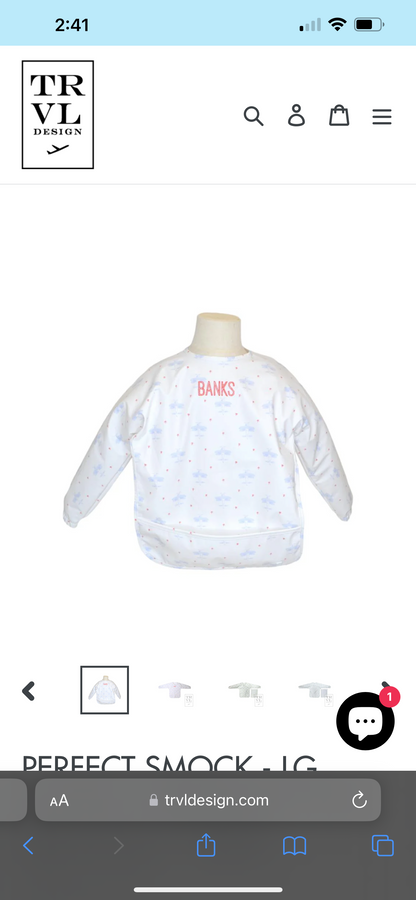 TRVL Smocked Full Coverage Bibs