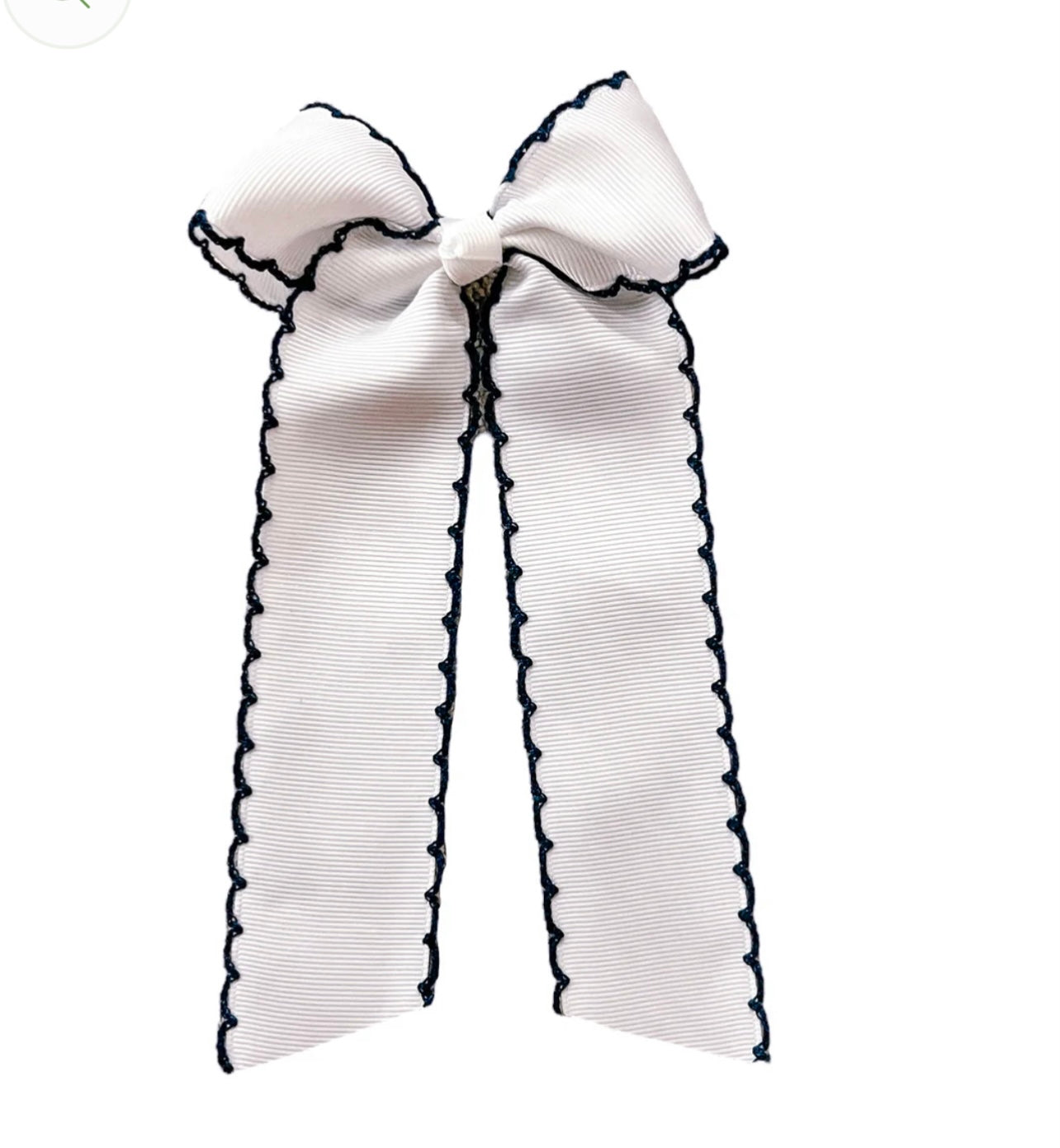 Gross grain Moon stitch Hair bow