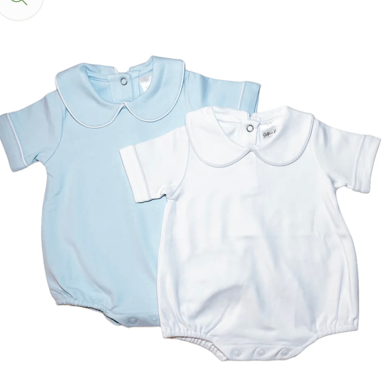 SS Collared Peter Pan Boys Bubble