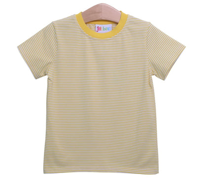 Jellybean Yellow Stripe Graham Tee Pick your MINI design