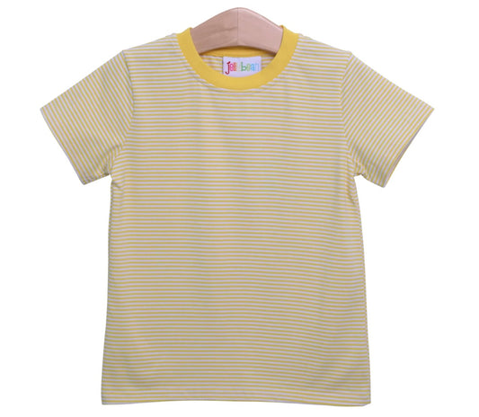 Jellybean Yellow Stripe Graham Tee Pick your MINI design