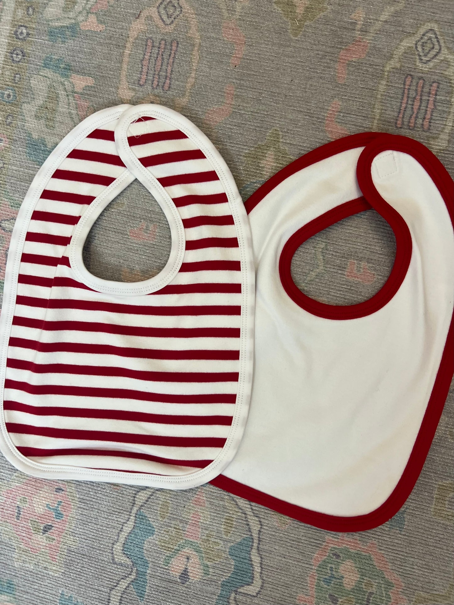 Team Red large feeding bibs/Toddler bib