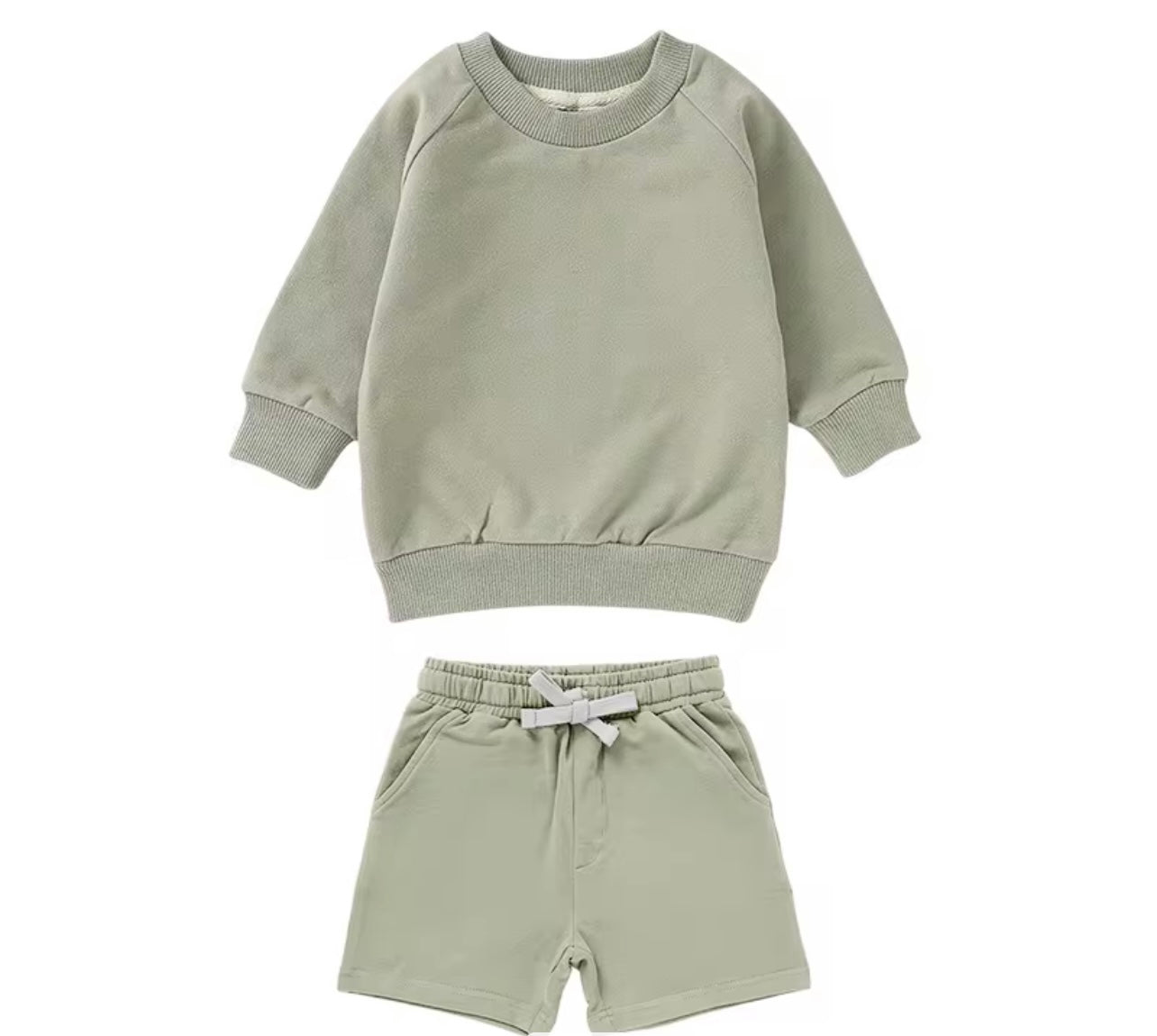 Two Piece Pullover Spring Short Set Girl/Boy