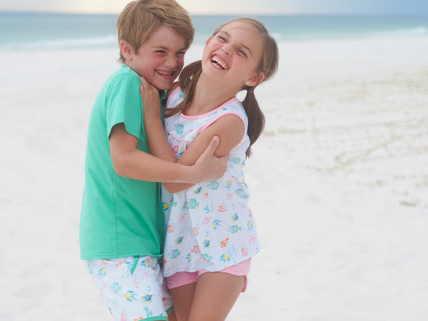Fish Frenzy Boys Play Pocket Short Set