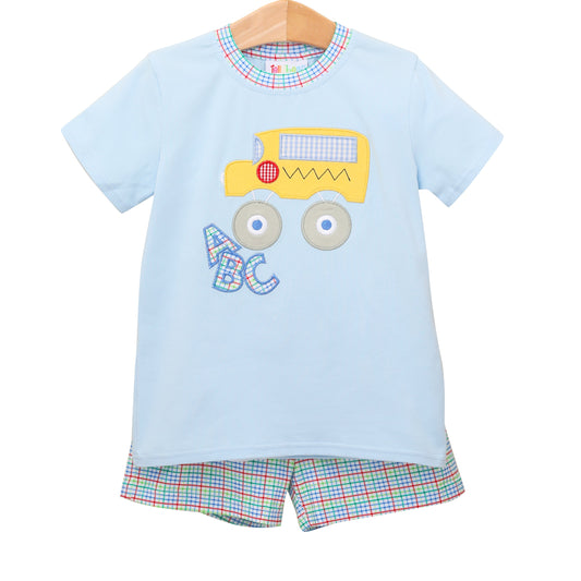 ABC Monster Bus Short Set