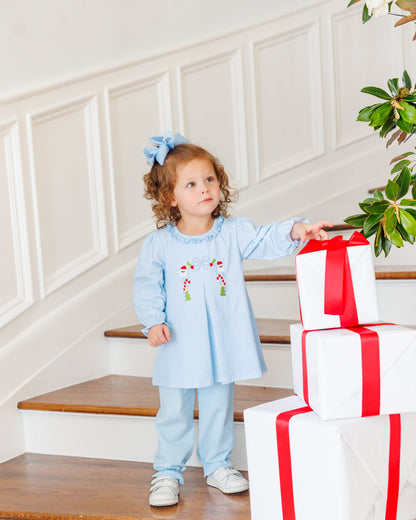 A Classic Christmas Pleat Bloomer Pant Set