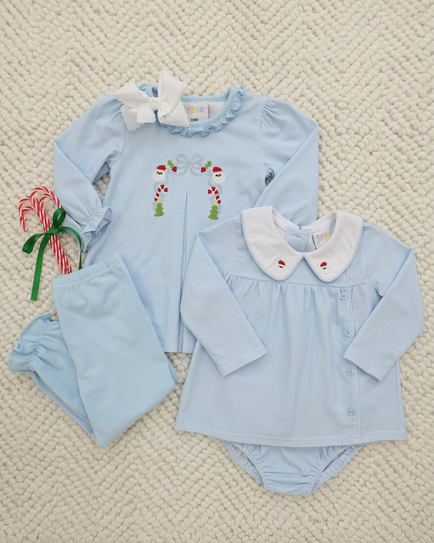 A Classic Christmas Pleat Bloomer Pant Set