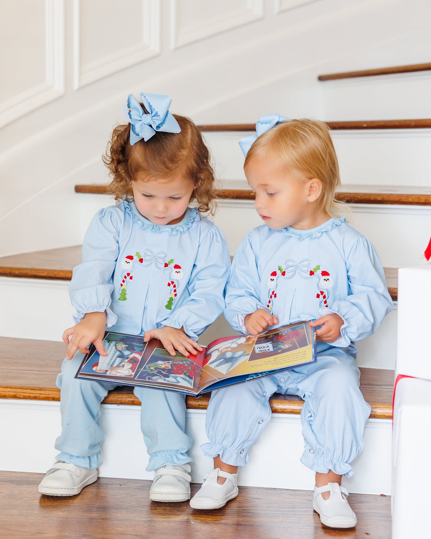 A Classic Christmas Pleat Romper