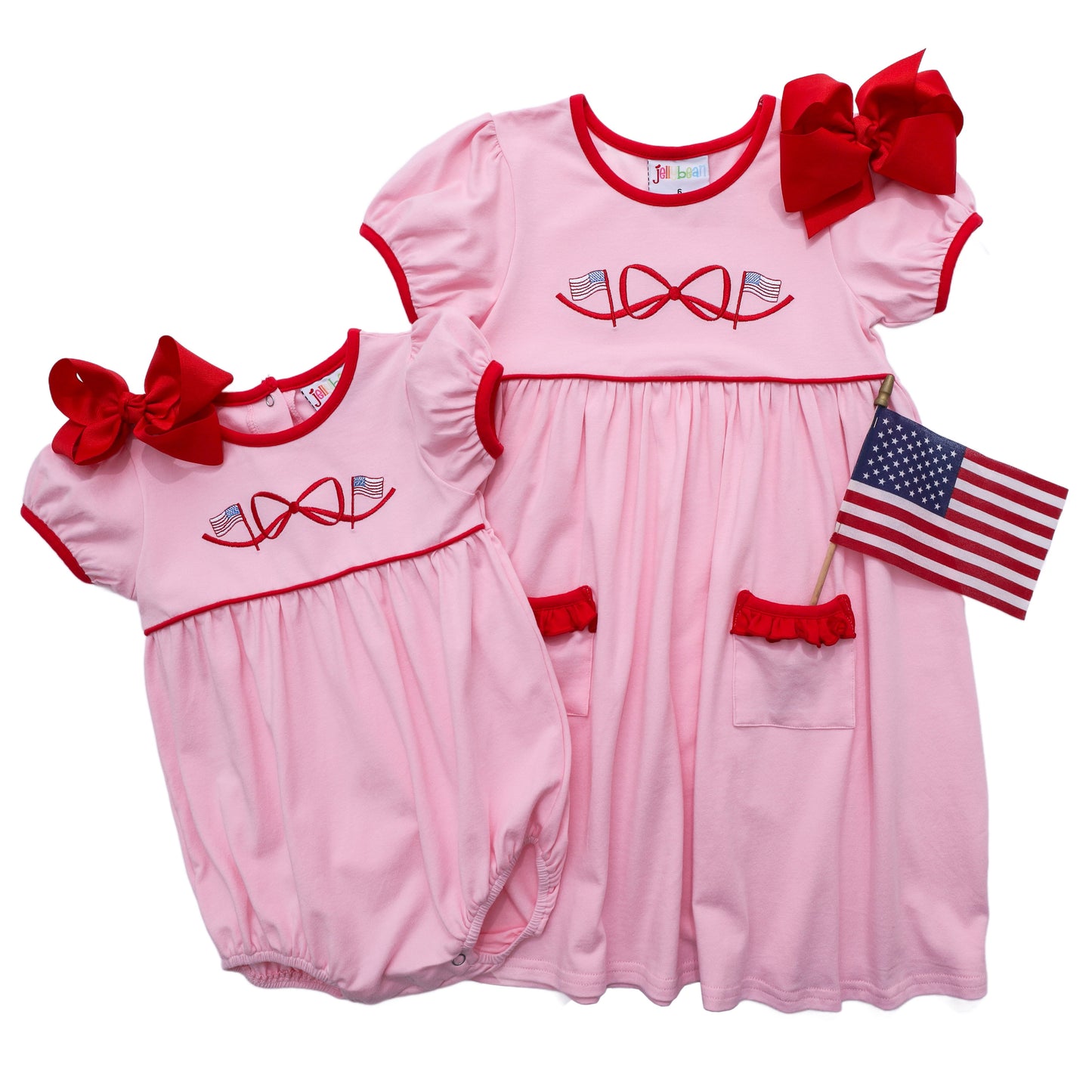 American Flag bow Bubble