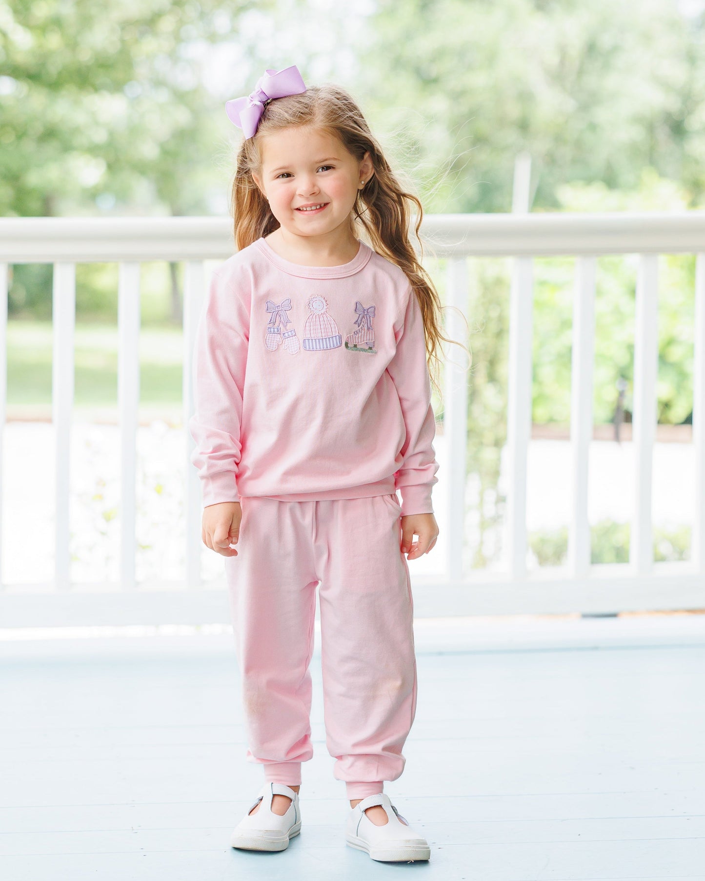 Around the Rink Jogger Set Pink and Blue