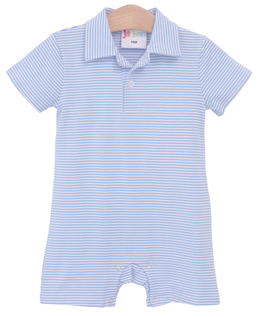 Michael Polo Romper Baby Blue