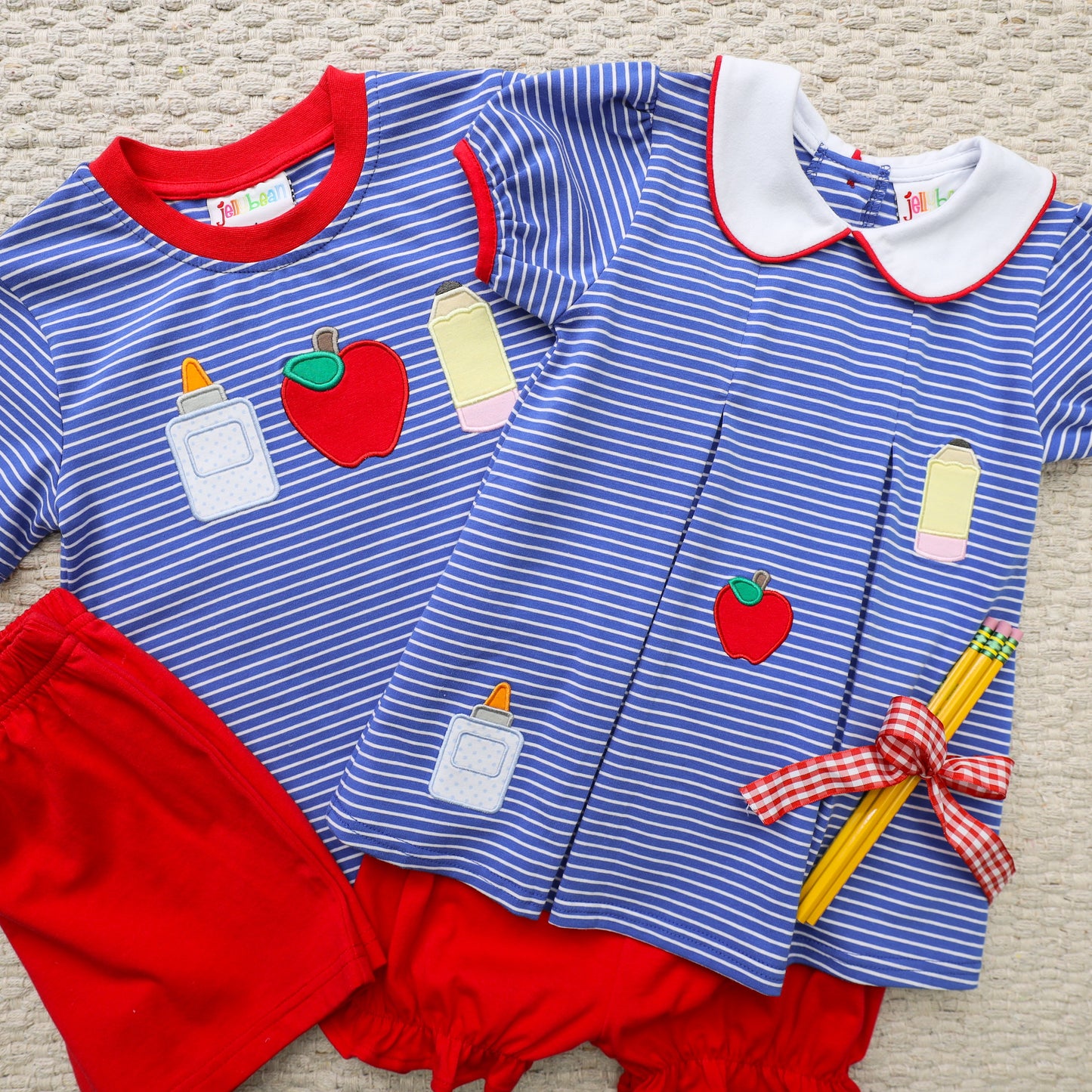 Back To School Pleat Bloomer Set