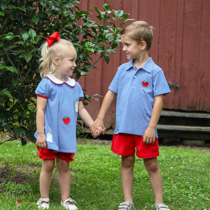 Back To School Pleat Bloomer Set