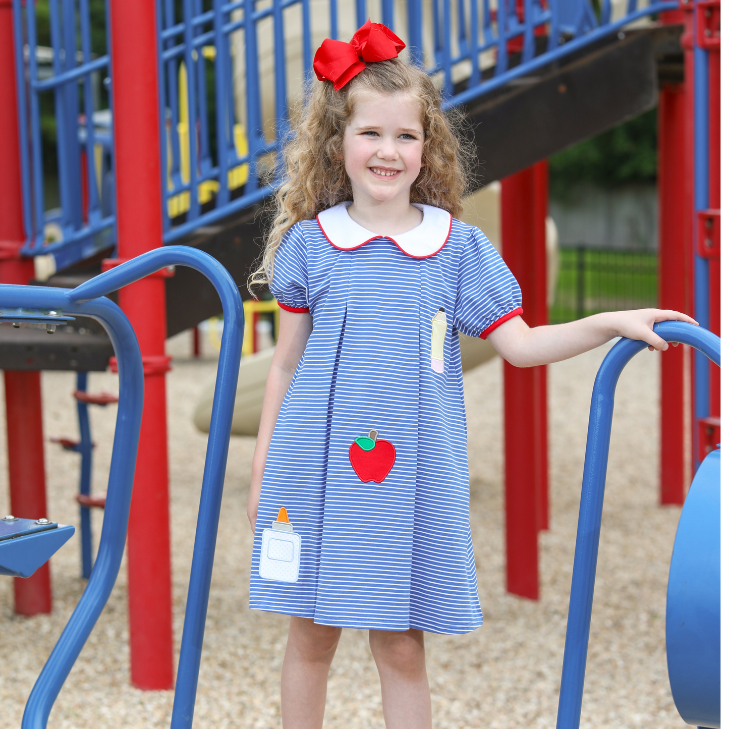 Back To School Pleat Dress