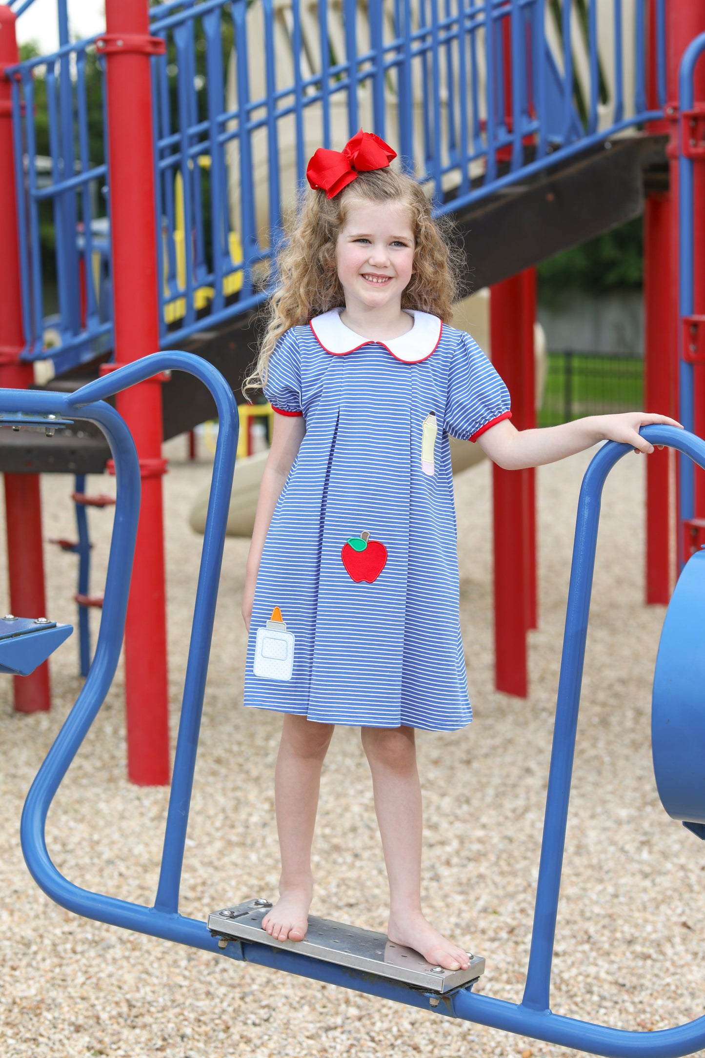 Back To School Pleat Dress