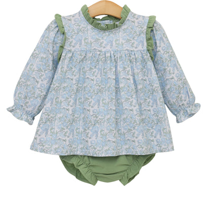Basin Floral Diaper Set