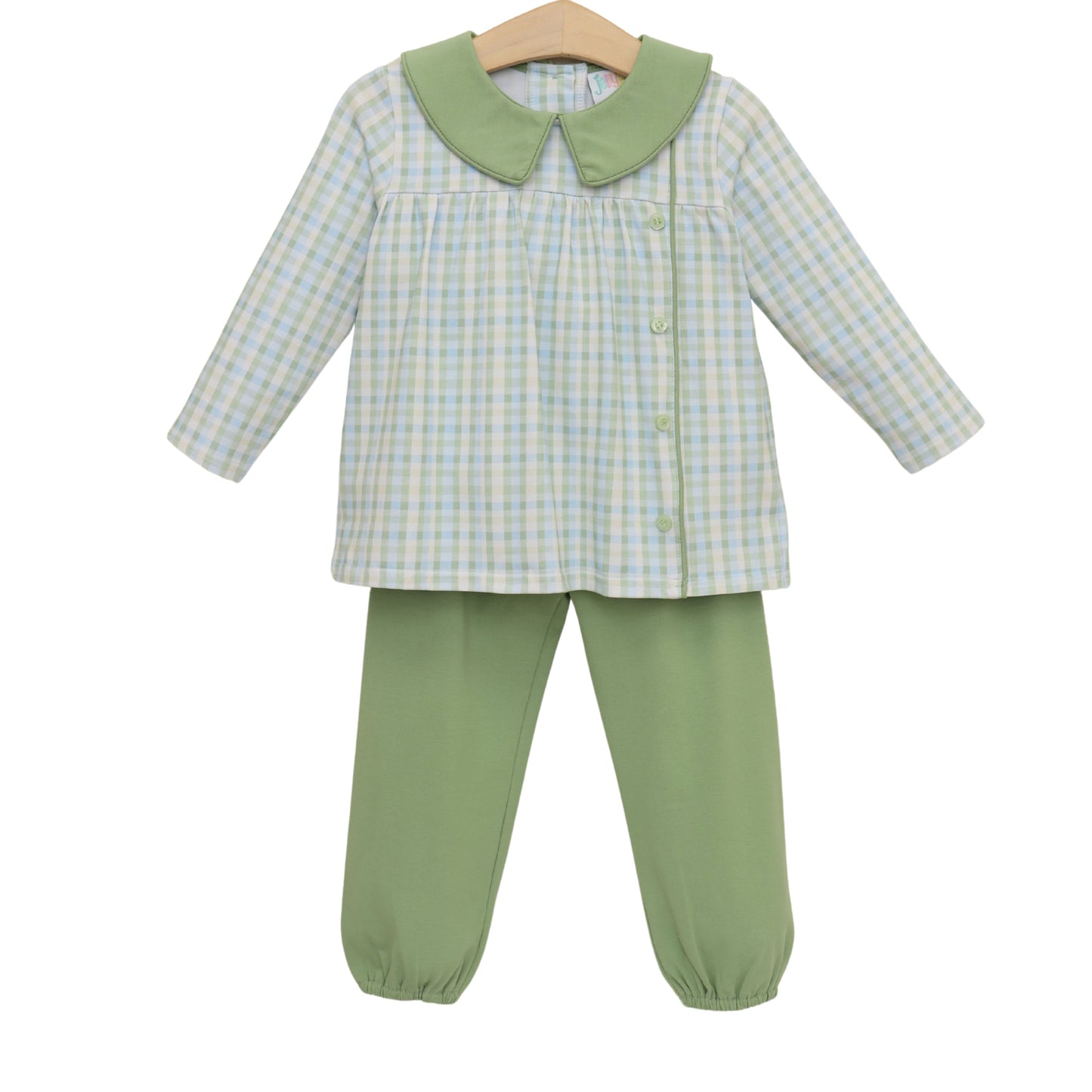 Basin Plaid Pants Set