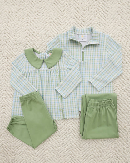 Basin Plaid Pants Set