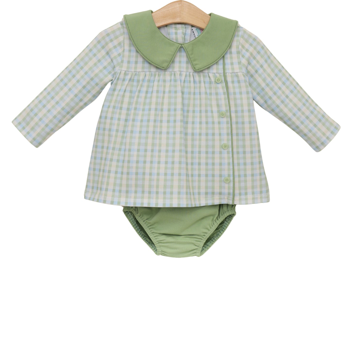 Basin Plaid Diaper Set