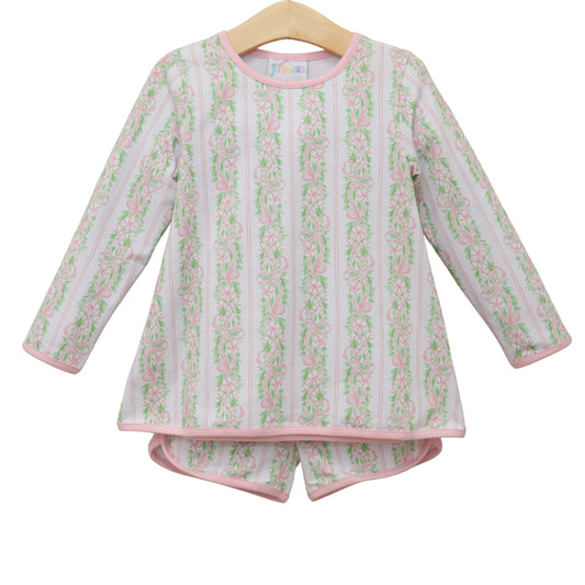 Blush and Boughs Elizabeth Shorts Set