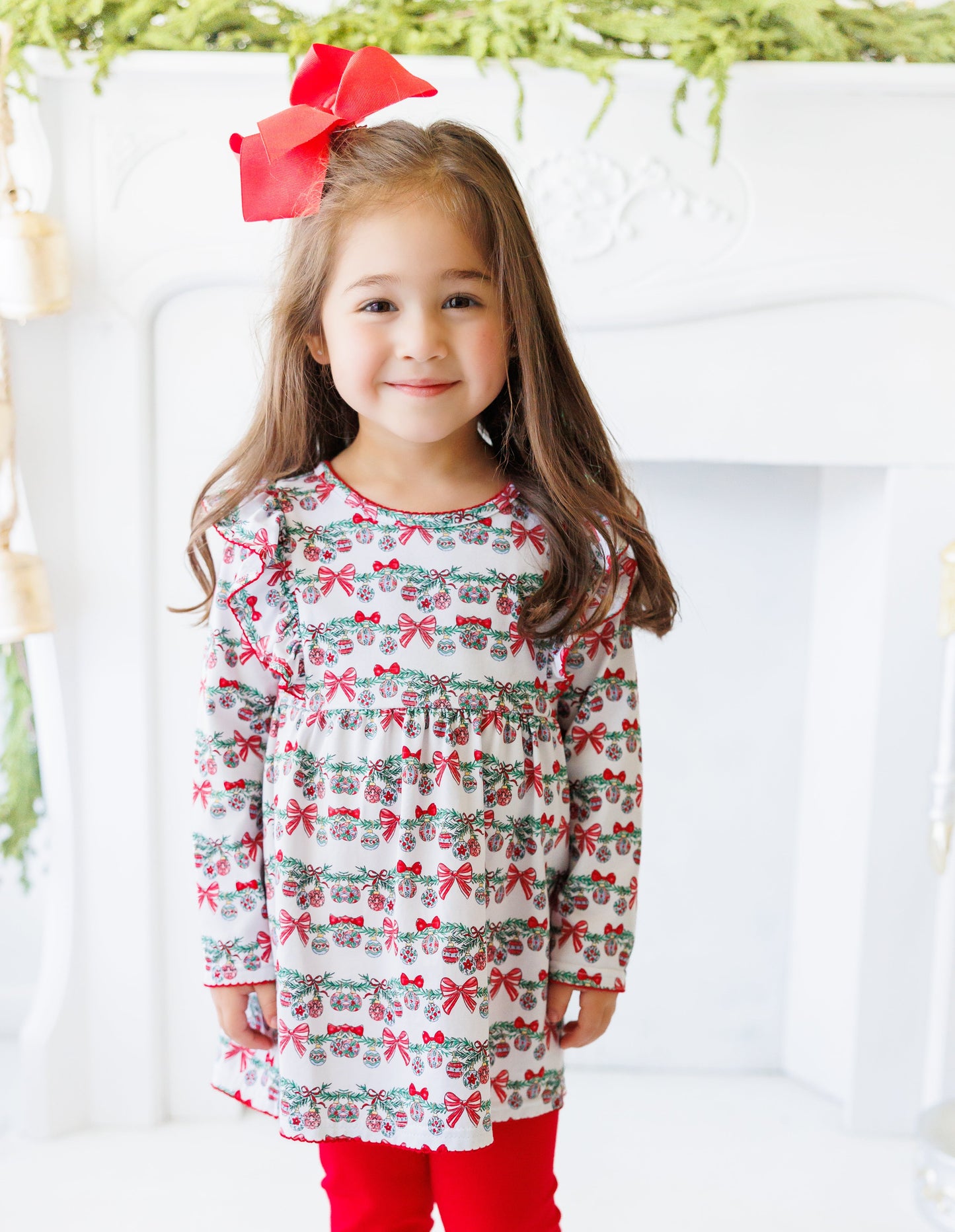 Bows and Baubles Flutter Pants Set