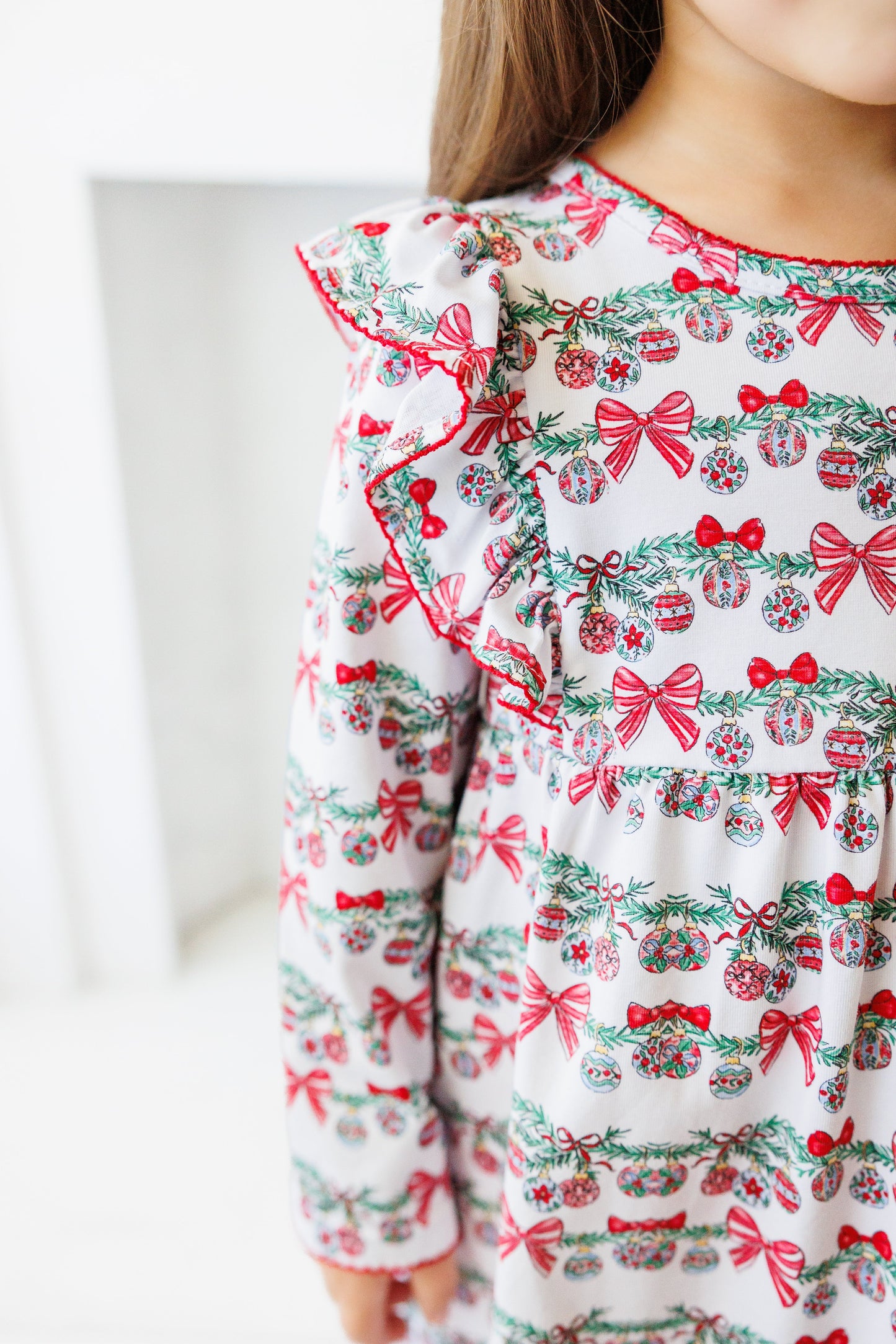 Bows and Baubles Flutter Pants Set